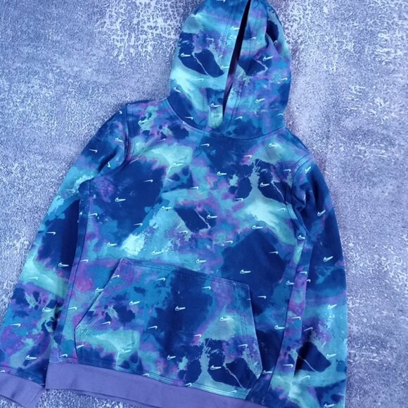 Nike Funky Dreamy Pattern Hoodie Sweater All Over Print - Picture 2 of 7